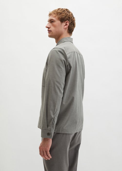 Overshirt — Medium Beige Melange
