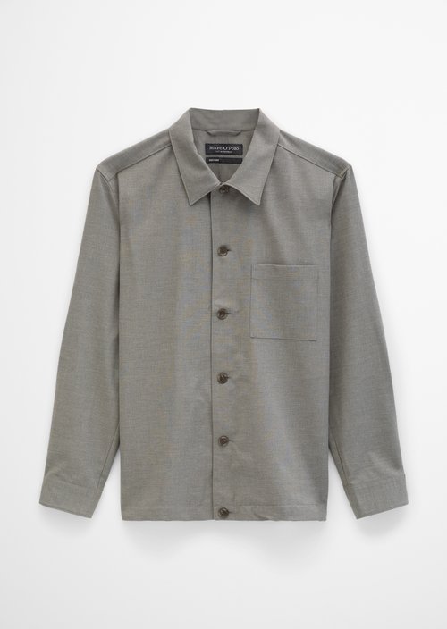 Overshirt — Medium Beige Melange