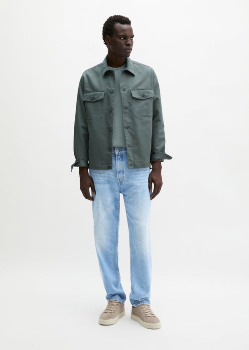 Sateen overshirt — Skipping Stone