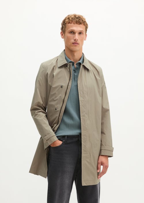 Regular short coat — Frozen Taupe