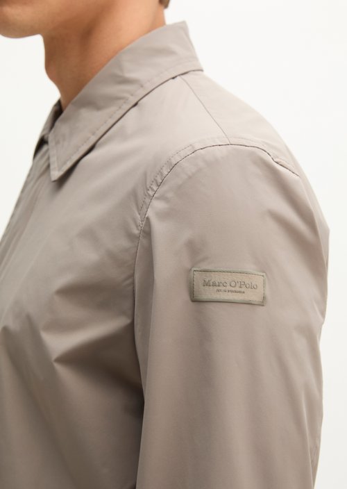 Regular short coat — Frozen Taupe