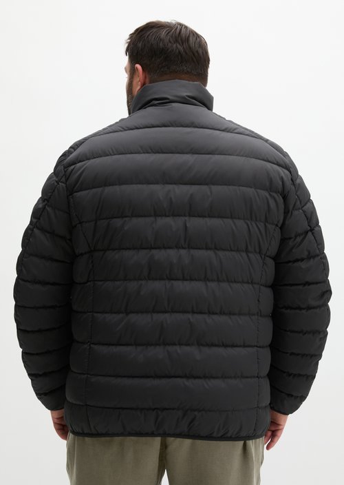 Quilted jacket regular — Black