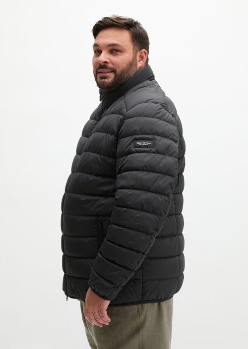 Quilted jacket regular — Black