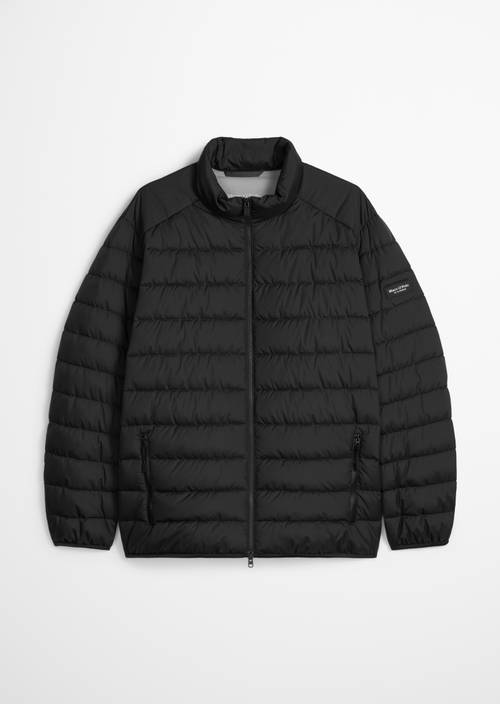Quilted jacket regular Black in isolated view without model
