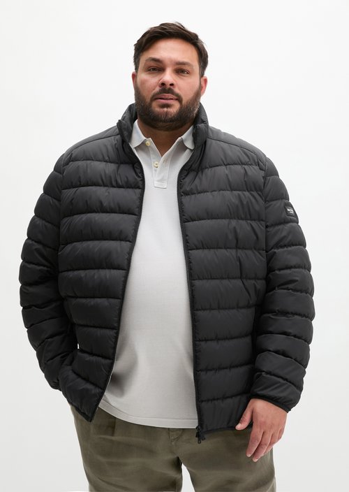 Quilted jacket regular — Black