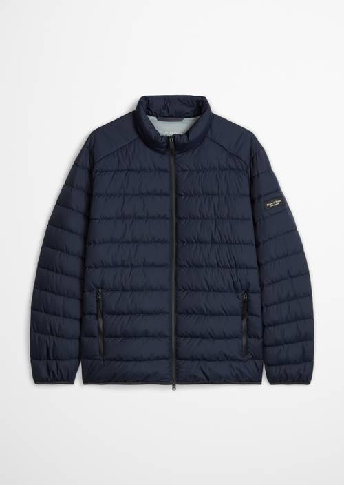 Quilted jacket regular Dark Navy in isolated view without model