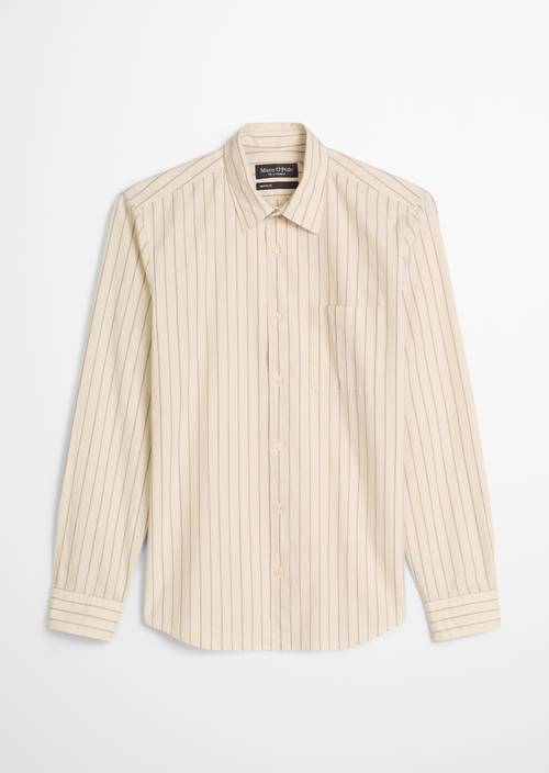 Chemise shaped Light Beige en vue isolée sans mannequin