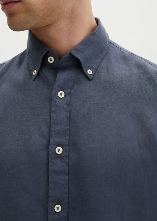 Button-down shirt shaped — Faded Blue