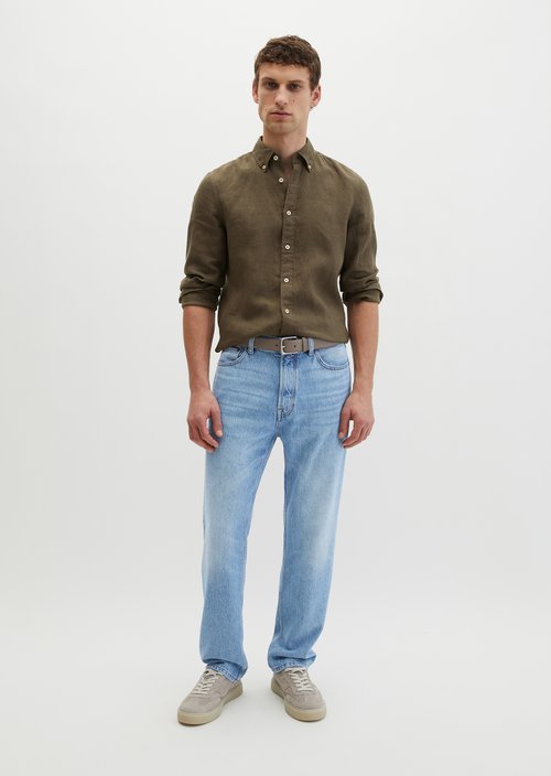 Button-down shirt shaped — Dark Nickle