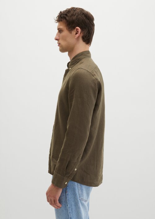 Button-down shirt shaped — Dark Nickle