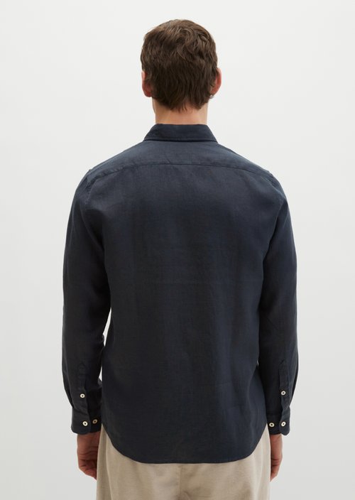 Button-down shirt shaped — Dark Navy