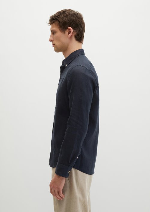 Button-down shirt shaped — Dark Navy