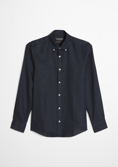 Button-down shirt shaped — Dark Navy
