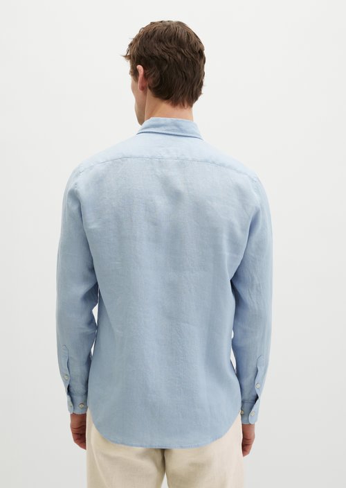 Button-down shirt shaped — Dusted Blue