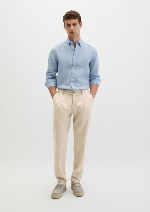 Button-down shirt shaped — Dusted Blue