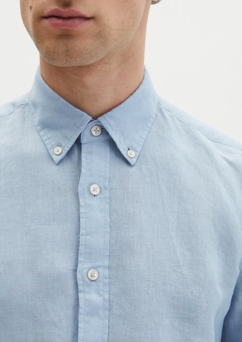 Button-down shirt shaped — Dusted Blue