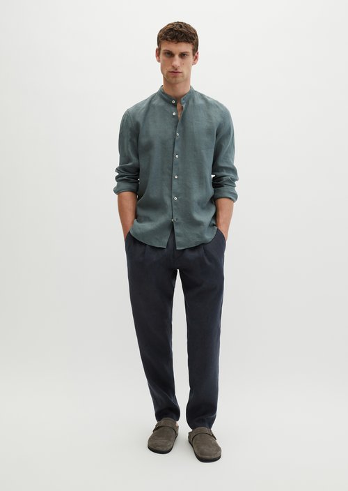 Regular stand-up collar shirt — Skipping Stone