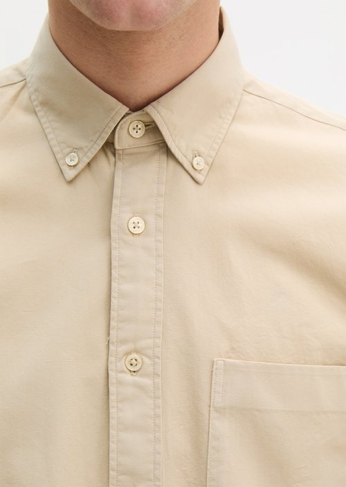 Button-down shirt regular — Light Oat