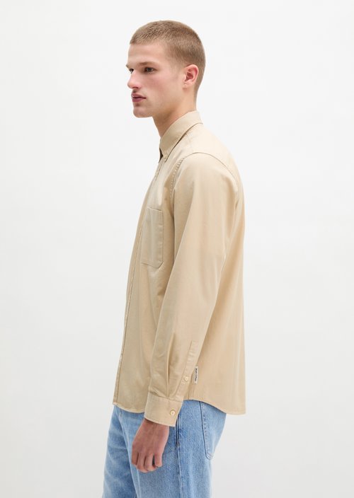Button-down shirt regular — Light Oat