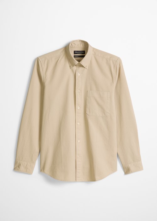 Button-down shirt regular — Light Oat