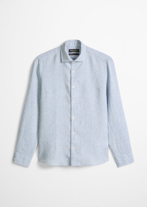 Shark collar shirt shaped — Light Blue
