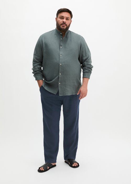 Regular stand-up collar shirt — Skipping Stone