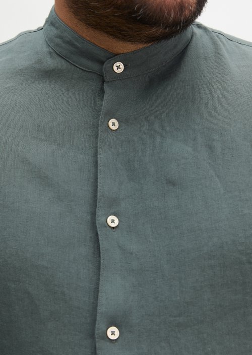 Regular stand-up collar shirt — Skipping Stone