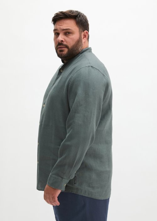 Regular stand-up collar shirt — Skipping Stone