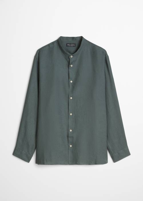 Chemise à col droit regular Skipping Stone en vue isolée sans mannequin