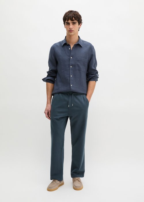 Kent collar shirt regular — Faded Blue