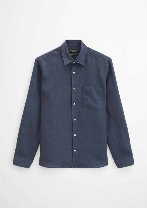 Kent collar shirt regular — Faded Blue