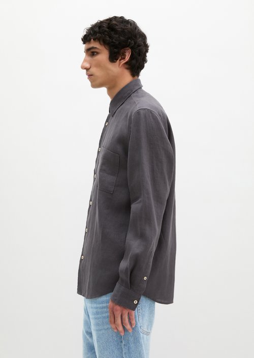Kent collar shirt regular — Grey Morn