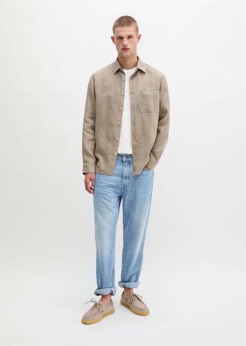 Kent collar shirt regular — Charleston Gray
