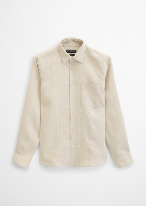 Kent collar shirt regular — Light Oat