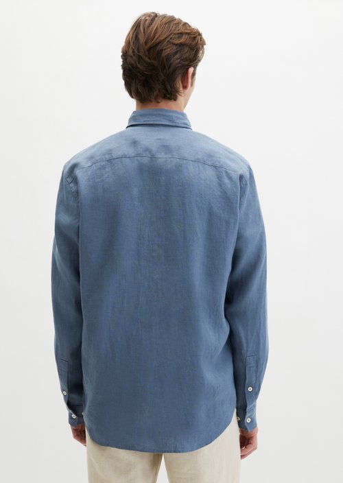 Kent collar shirt regular — Stormy Blue