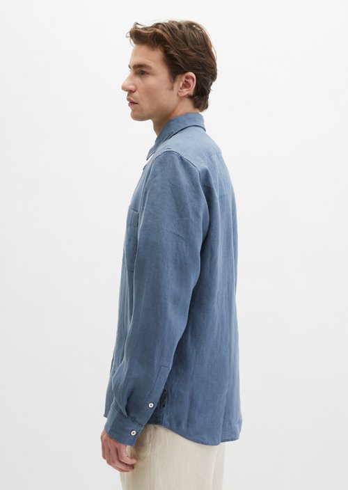 Kent collar shirt regular — Stormy Blue