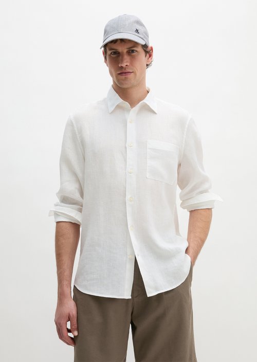 Kent collar shirt regular — White