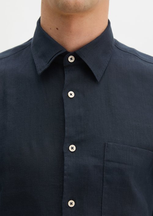 Kent collar shirt regular — Dark Navy