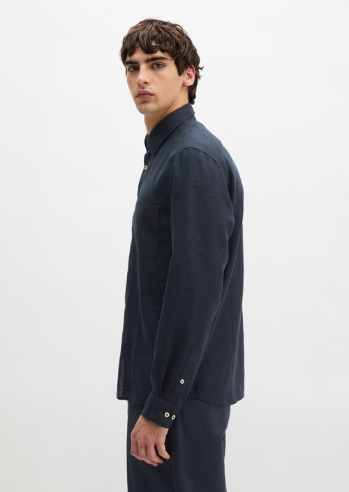Kent collar shirt regular — Dark Navy