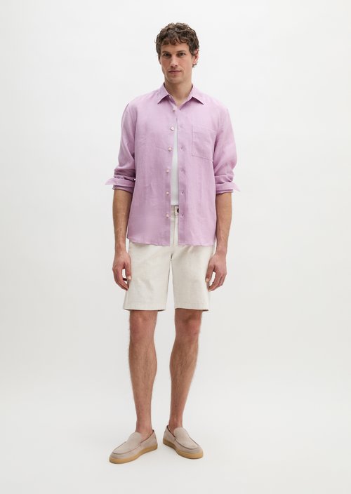 Kent collar shirt regular — Scattered Orchid