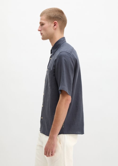 Regular short-sleeved shirt — Faded Blue
