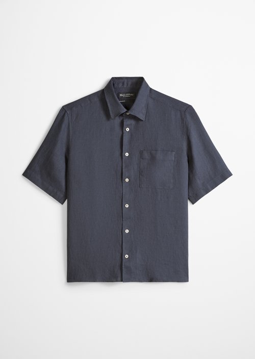 Regular short-sleeved shirt — Faded Blue