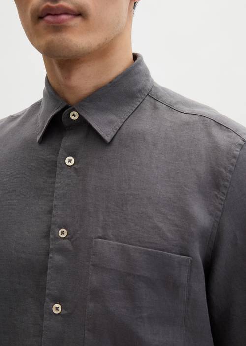 Chemise à manches courtes regular Grey Morn en vue détaillée