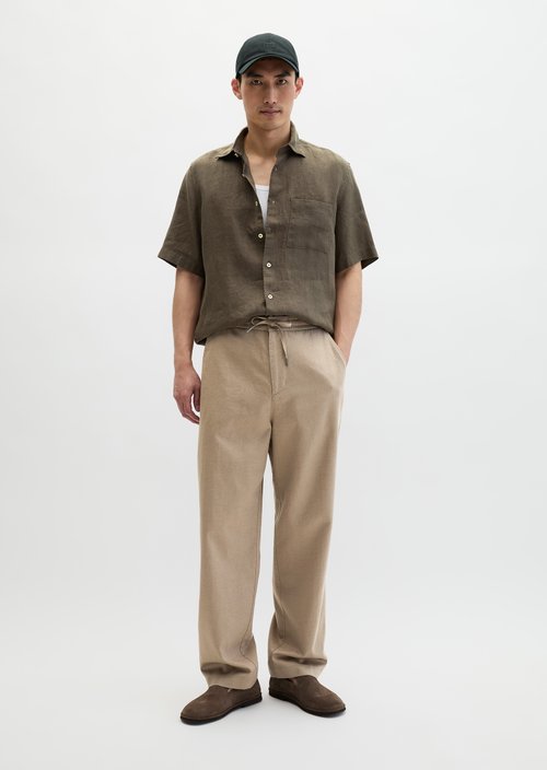 Regular short-sleeved shirt — Dark Nickle