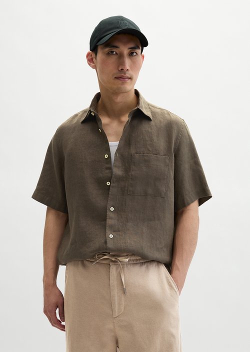 Regular short-sleeved shirt — Dark Nickle