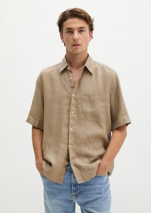 Regular short-sleeved shirt — Charleston Gray