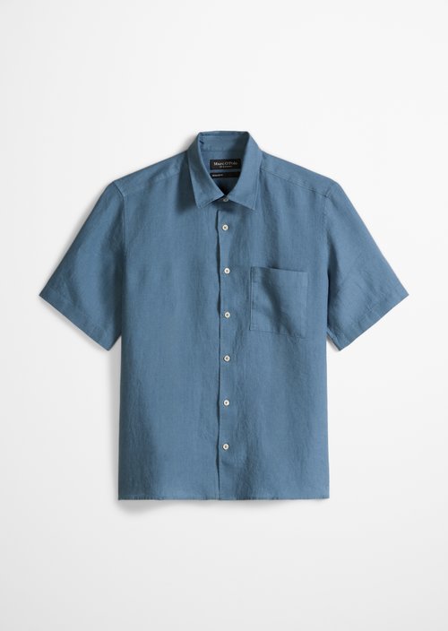 Regular short-sleeved shirt — Provincial Blue