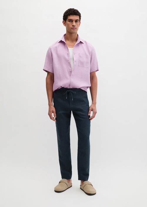 Regular short-sleeved shirt — Scattered Orchid