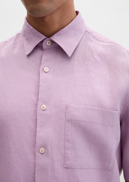 Regular short-sleeved shirt — Scattered Orchid
