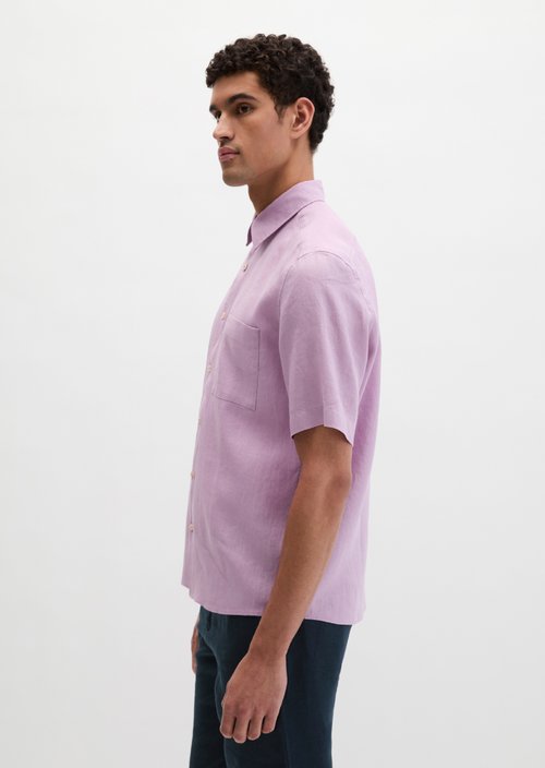 Regular short-sleeved shirt — Scattered Orchid